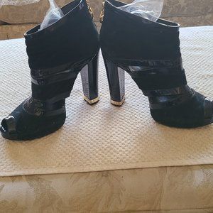 Tory Burch Open Toe Bootie